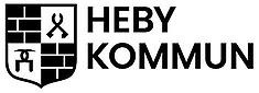 Heby kommuns loggotyp i svart och vitt.